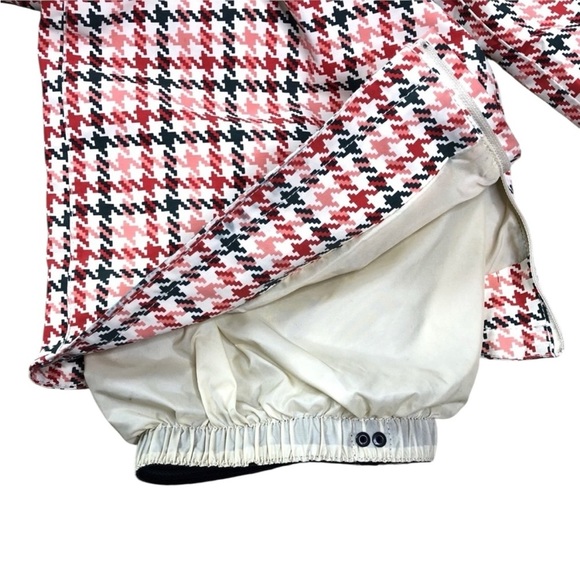 Burton Henna Houndstooth Ski/Snowboard Pants Coral & Gray Sz XS - Picture 9 of 14